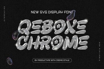 15+ Exceptional Chrome Fonts for High-Tech Visuals