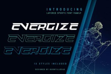 20+ Handpicked Energy Fonts for Dynamic Title Designs