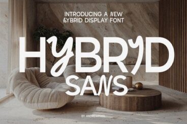 20+ Cool Hybrid Fonts for Modern Branding