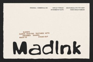 20+ Best Imperfect Fonts for Unique Typography Designs