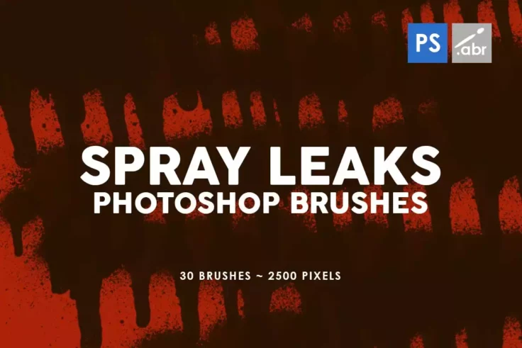 View Information about 30 Spray Leaks Photoshop Stamp Brushes