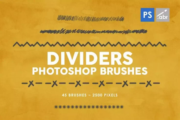 View Information about 45 Dividers Photoshop Stamp Brushes