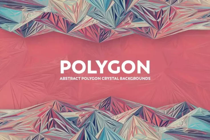 View Information about Abstract Polygon Crystal Backgrounds