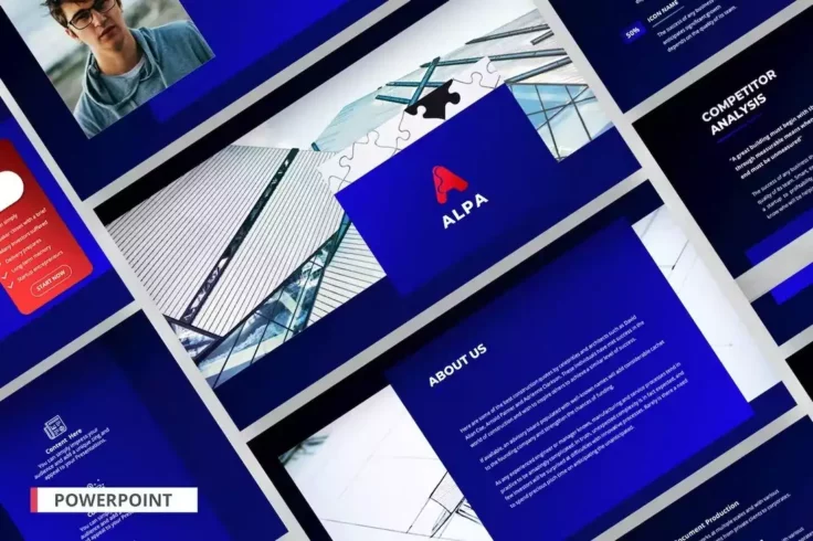 View Information about Alpa Marketing Plan PowerPoint Template