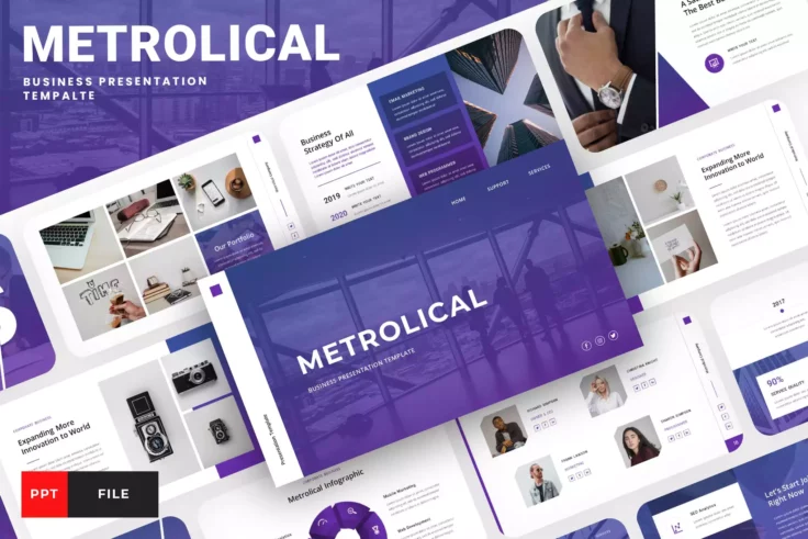View Information about Metrolica Presentation Template