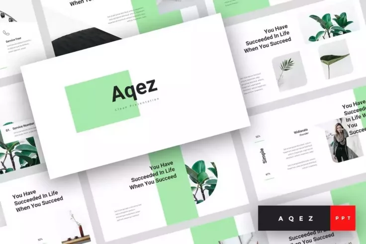 View Information about Aqez Clean PowerPoint Template