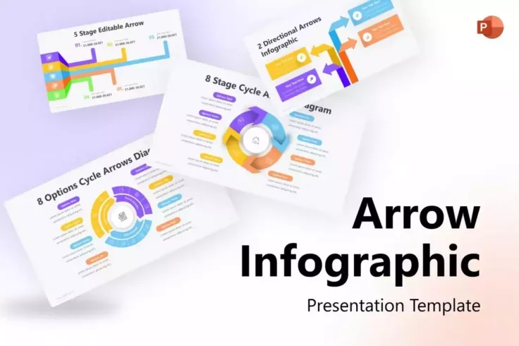 View Information about Arrow Infographic PowerPoint Template