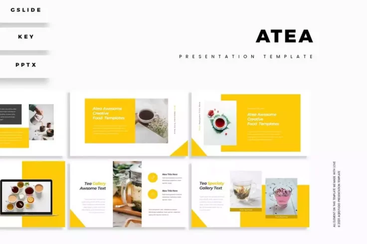 View Information about Atea Clean Professional Presentation Template