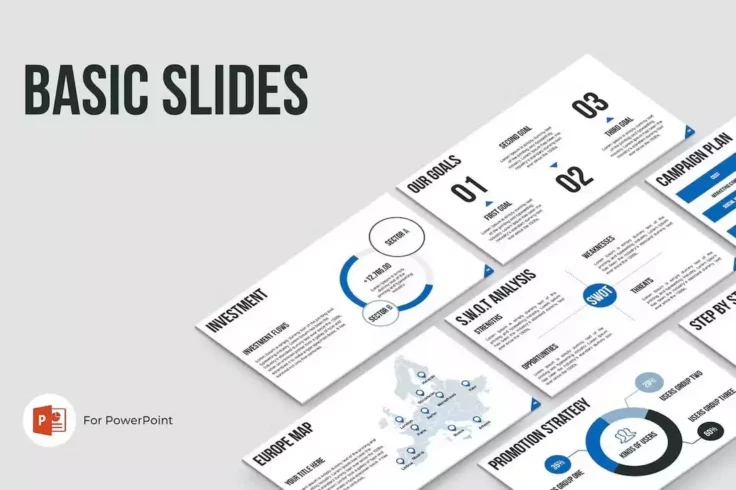 View Information about Basic Slides Simple Clean PowerPoint Template