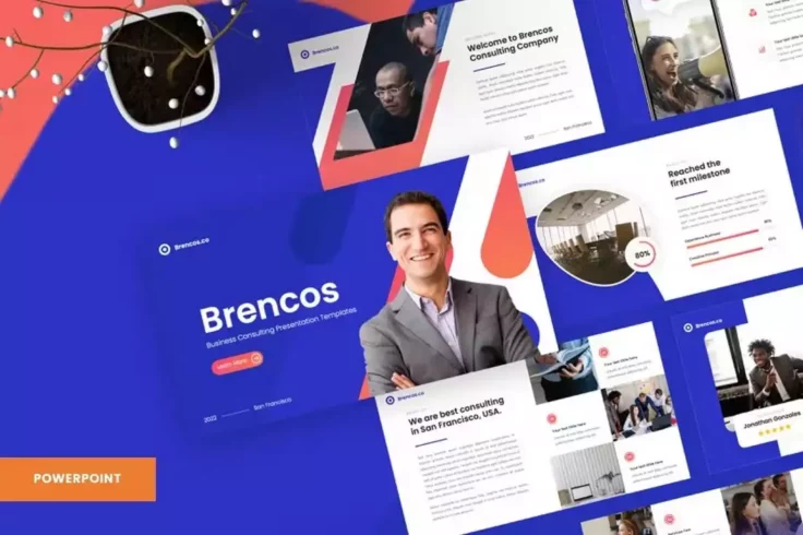 View Information about Brencos Business Consulting PowerPoint Template