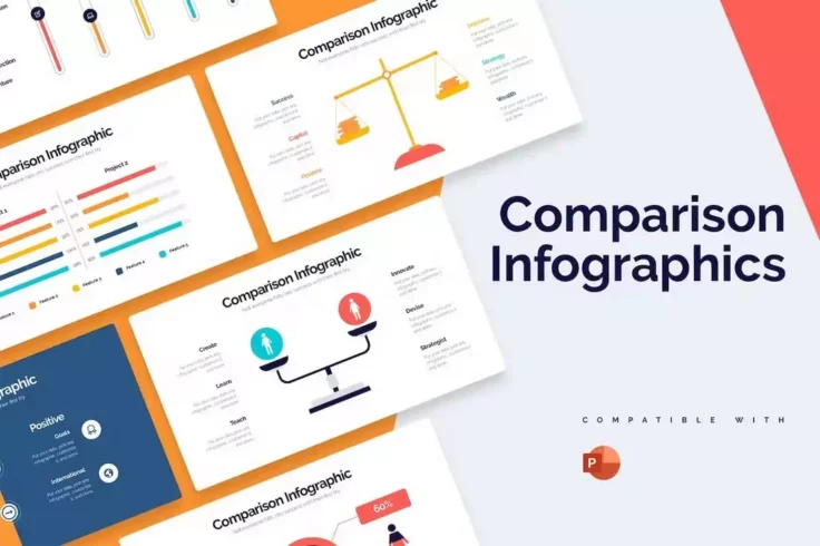 View Information about Business Comparison PowerPoint Infographics Template