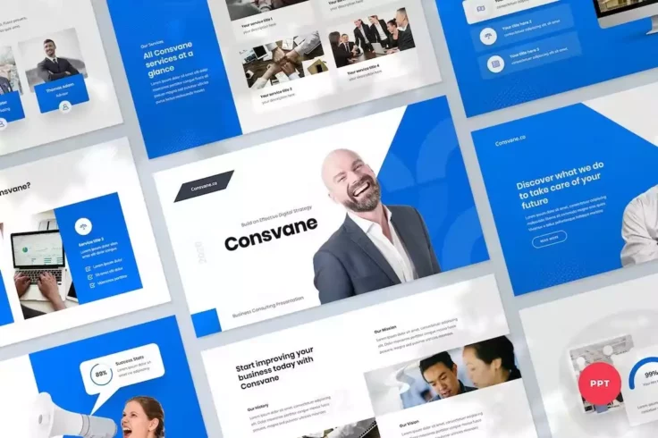 View Information about Business Consulting PowerPoint Template