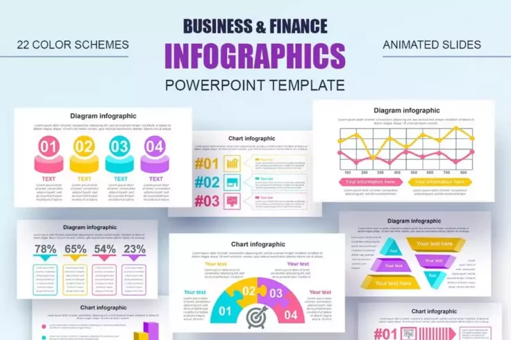 View Information about Business & Finance Infographic PowerPoint Slides