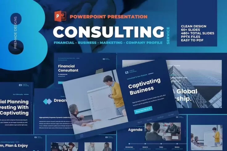 View Information about Business & Marketing Consulting PowerPoint Template