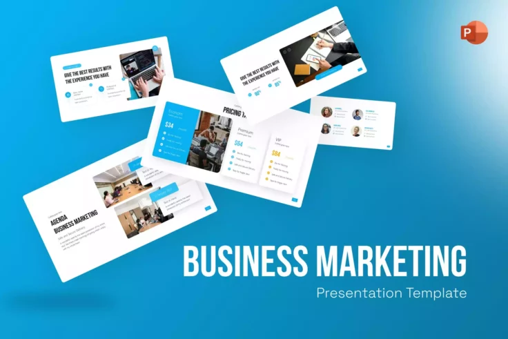 View Information about Minimal Business Marketing PowerPoint Template