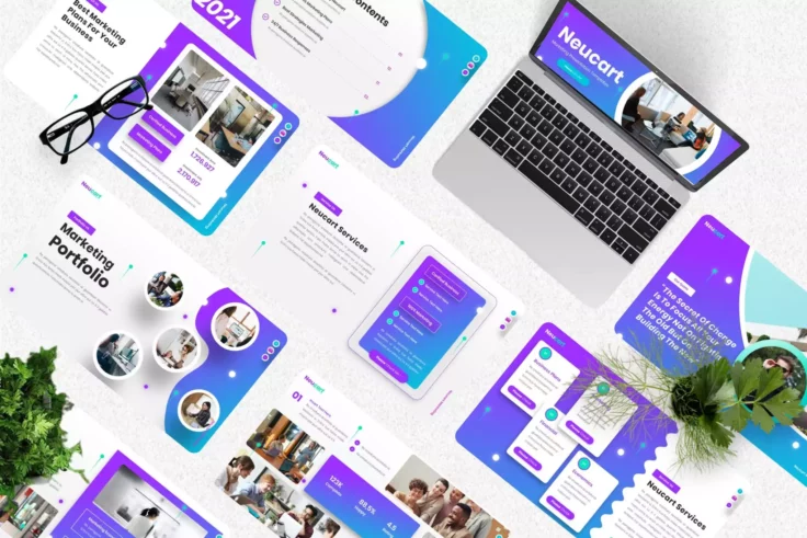 View Information about Neucart Marketing PowerPoint Template