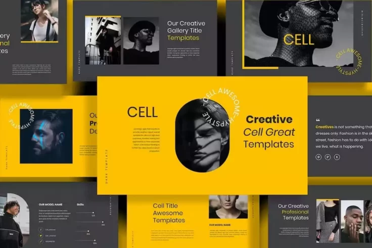 View Information about Cell Creative Professional PowerPoint Template