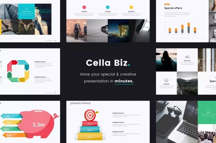 View Information about Cella PitchDeck Modern Professional PowerPoint Template