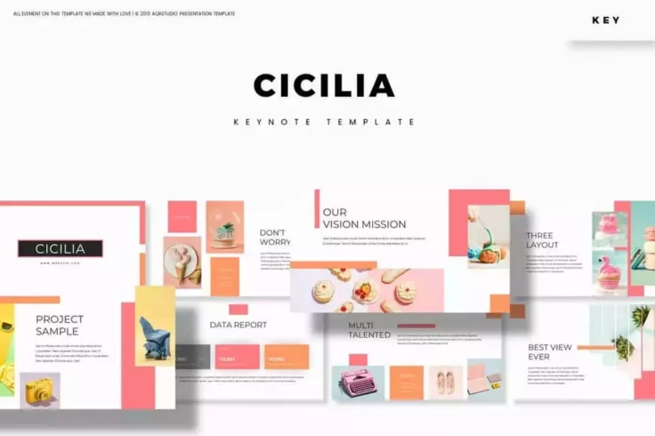 View Information about Cicilia Modern Keynote Template