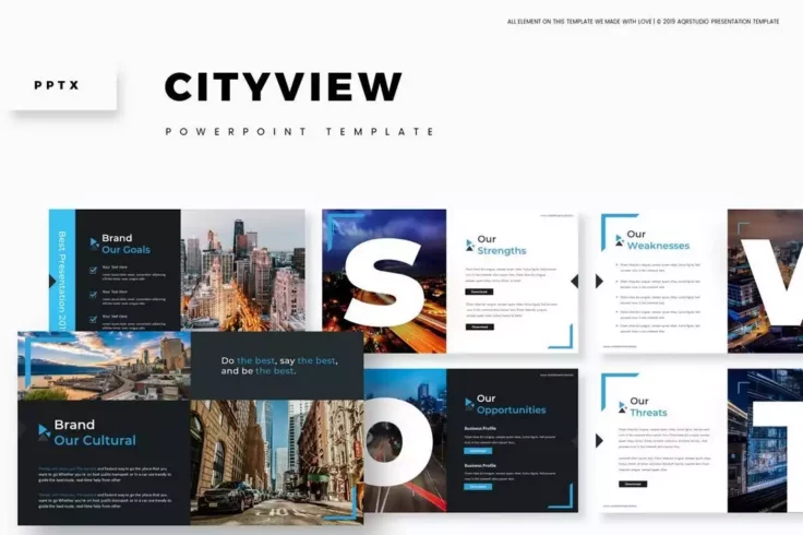 View Information about Cityview Visual PowerPoint Template