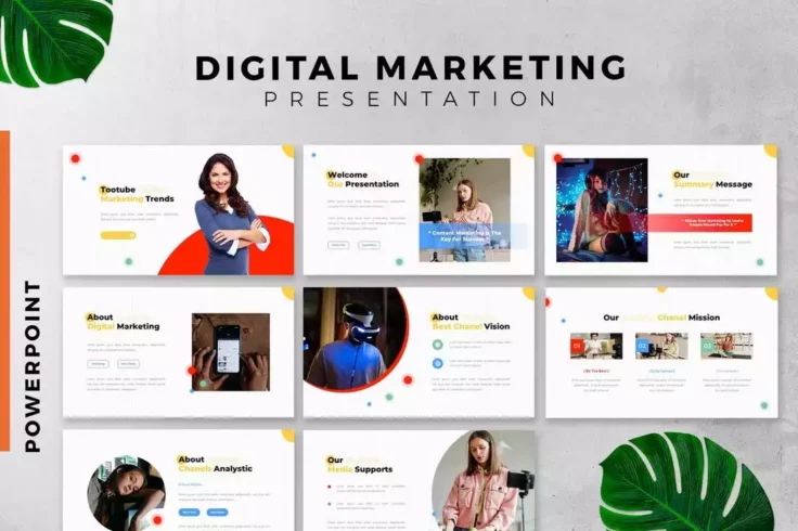 View Information about Colorful Marketing Plan PowerPoint Template