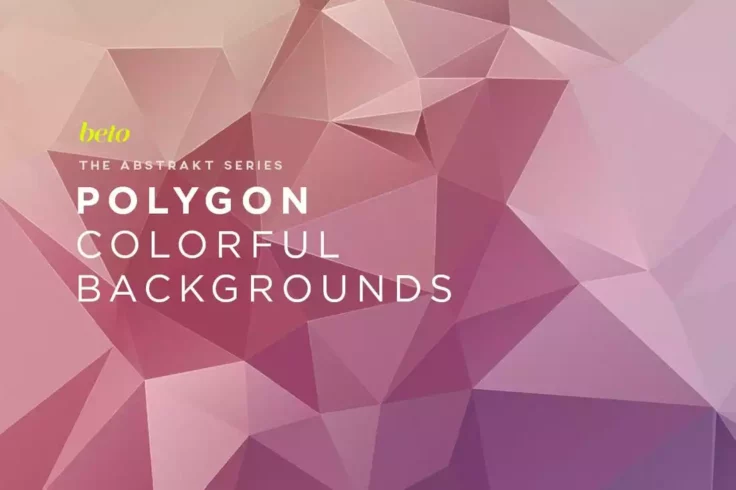 View Information about Colorful Polygon Abstract Backgrounds V12