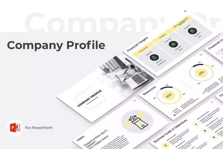 View Information about Minimal Company Profile PowerPoint Template