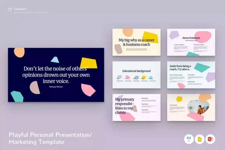 View Information about Creative Marketing Presentation Template