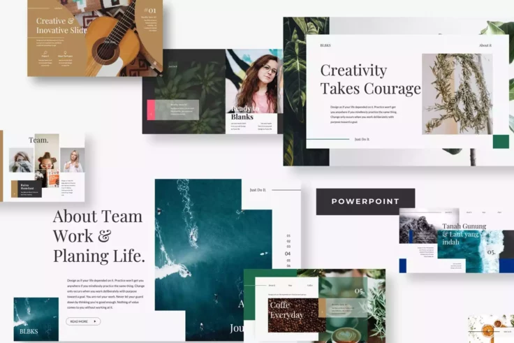 View Information about BLNKS PowerPoint Template