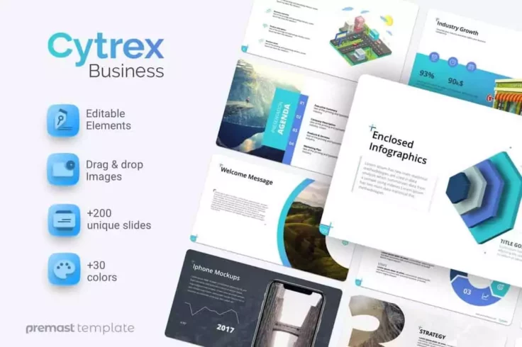 View Information about Cytrex Business Plan PowerPoint Template