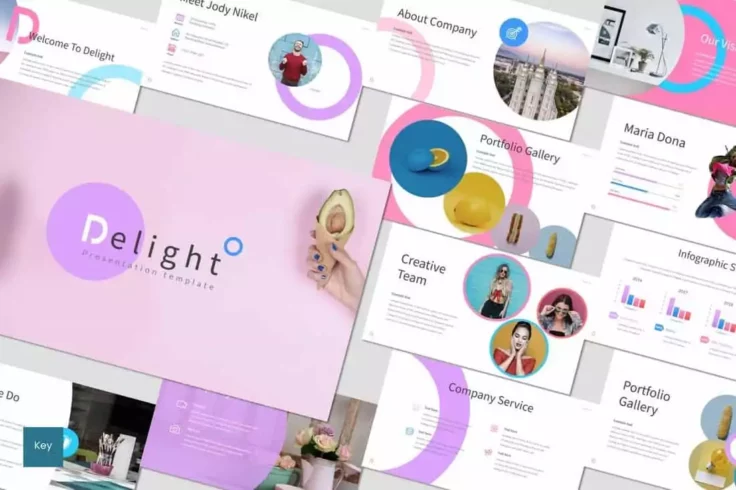 View Information about Delight Colorful Keynote Template