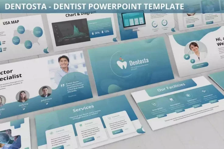 View Information about Dentosta Dentist PowerPoint Template