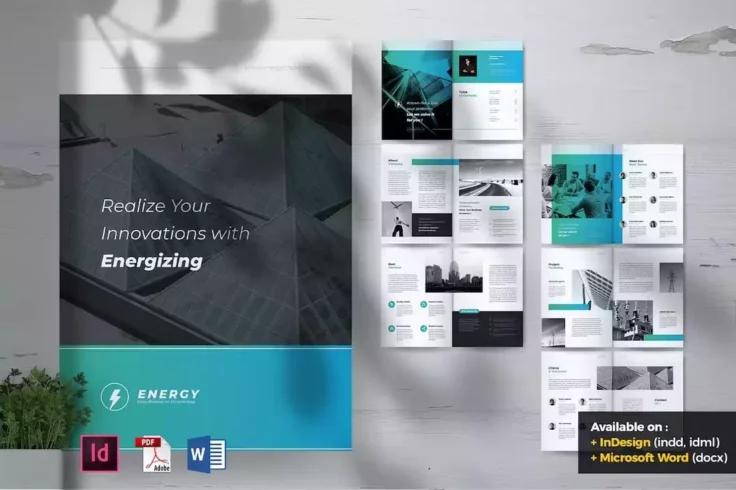 View Information about ENERGY Word Company Profile Template