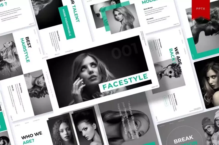 View Information about Fecestyle Modern Animated PowerPoint Template
