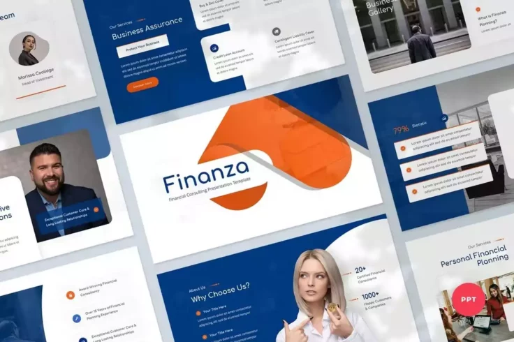 View Information about Finanza Finance PowerPoint Template