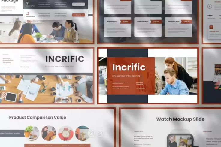 View Information about Incrific Modern Business Slides Keynote Template