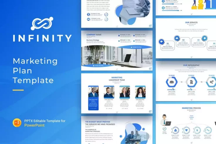 View Information about Infinity Marketing Plan Presentation Template