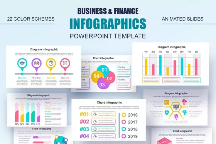 View Information about Infographics & Flow Chart PowerPoint Templates