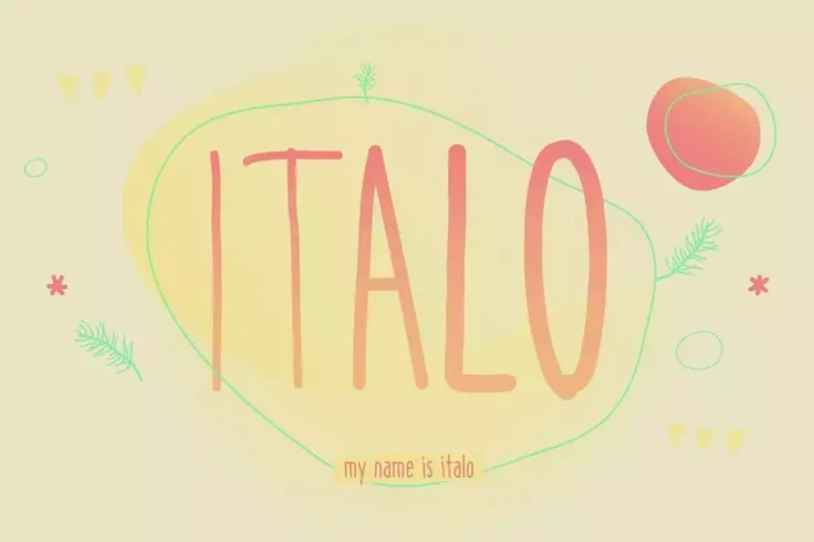 View Information about Italo Font