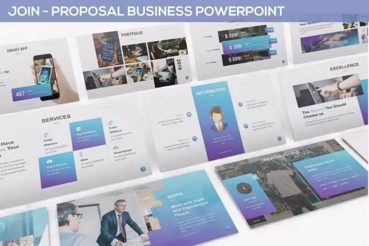 View Information about JOIN Business Proposal Powerpoint Template