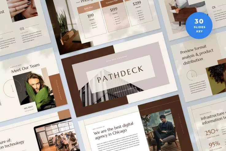 View Information about Pathdeck Keynote Business Template