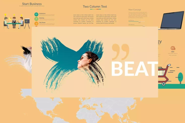 View Information about Beat Stylish Keynote Template