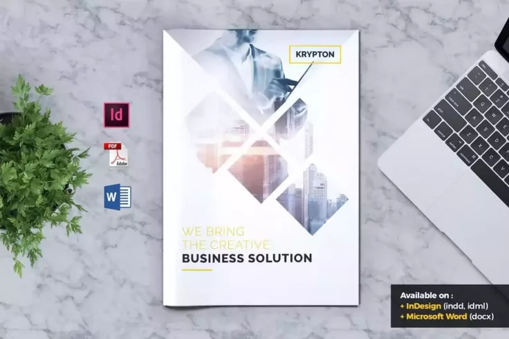 View Information about Krypton Corporate Business Profile Template