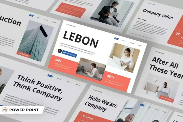 View Information about LEBON Clean Business Strategy PPT Templates