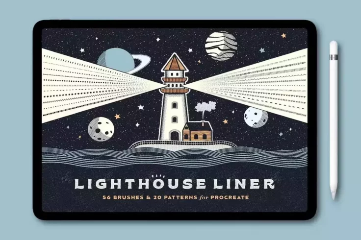 View Information about Lighthouse Liner Procreate Tattoo Designs Brushes