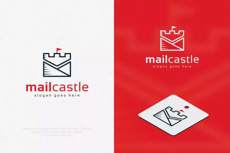 View Information about Mail Castle Simple Logo Template