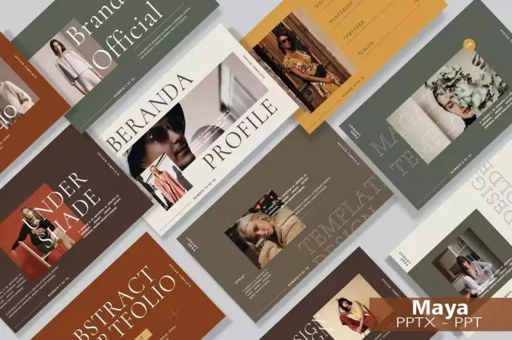 View Information about MAYA Fashion PowerPoint Template