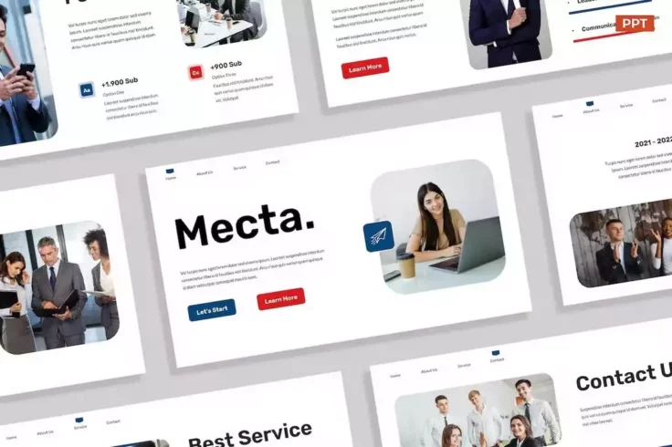 View Information about Mecta Minimal Digital Marketing Business Presentation