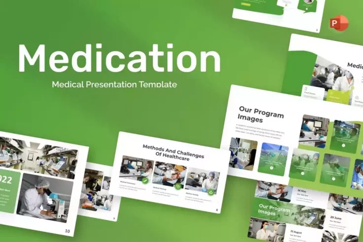 View Information about Medication Modern Medical PowerPoint Template