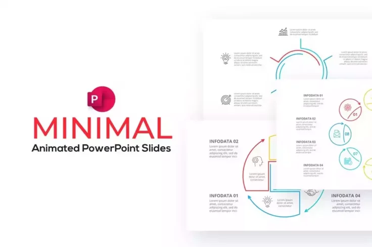 View Information about Minimal Animated PowerPoint Infographics
